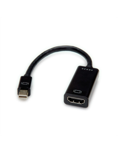 ADATTATORE MINI DP-HDMI 4K M/F 3840X2160 @30HZ CON CAVO 0,10MT