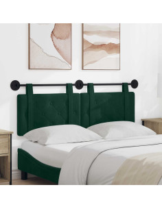 Testata appesa Verde Scuro 130 x 55 x 5 cm Velluto