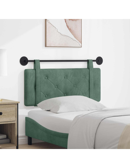 Testata appesa Verde Mare 110 x 55 x 5 cm Velluto