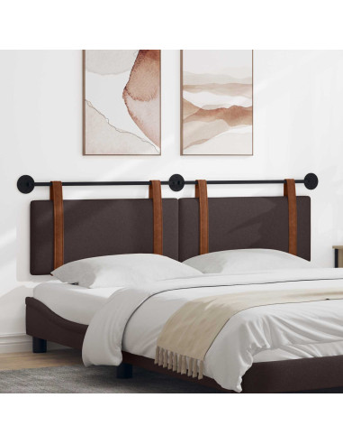 Testata appesa Marrone Scuro 170 x 55 x 5 cm PU Antico