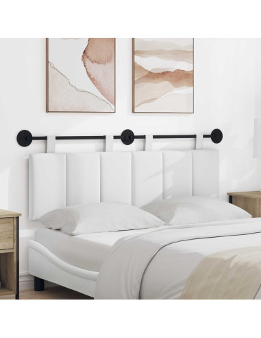 Testata appesa Rigato Bianco 150 x 55 x 5 cm Tessuto