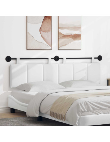 Testata appesa Rigato Bianco 170 x 55 x 5 cm Tessuto