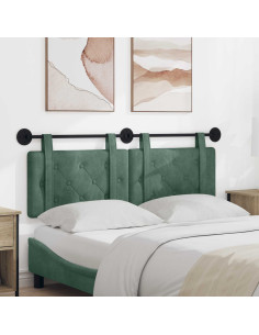 Testata appesa Verde Mare 130 x 55 x 5 cm Velluto