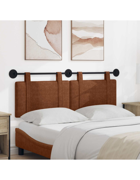 Testata appesa Tinta unita Marrone 150 x 55 x 5 cm PU Antico