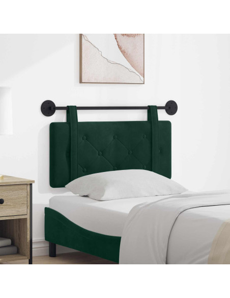Testata appesa Verde Scuro 100 x 55 x 5 cm Velluto