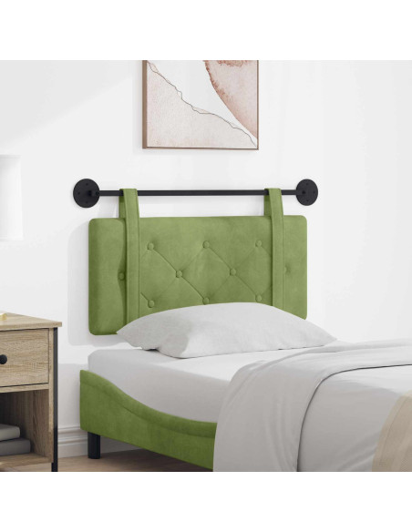 Testata appesa Verde chiaro 100 x 55 x 5 cm Velluto
