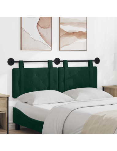 Testata appesa Verde Scuro 150 x 55 x 5 cm Velluto