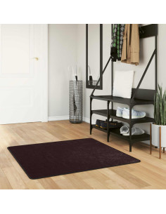 Runner Tappeto MARSA Antracite 100 x 100 cm Poliestere e PVC