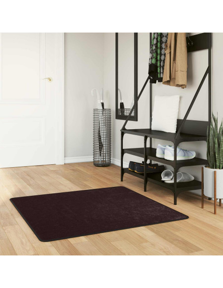 Runner Tappeto MARSA Antracite 100 x 100 cm Poliestere e PVC