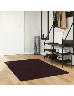 Runner Tappeto MARSA Antracite 150 x 100 cm Poliestere e PVC