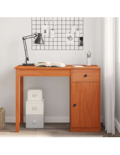Scrivania Marrone Cera 100 x 50 x 74 cm Legno di pino massiccio