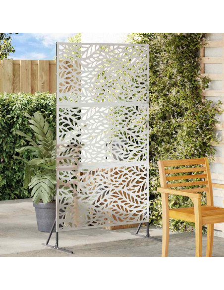 Schermo per Privacy Grigio 100 x 50 x 180 cm Acciaio