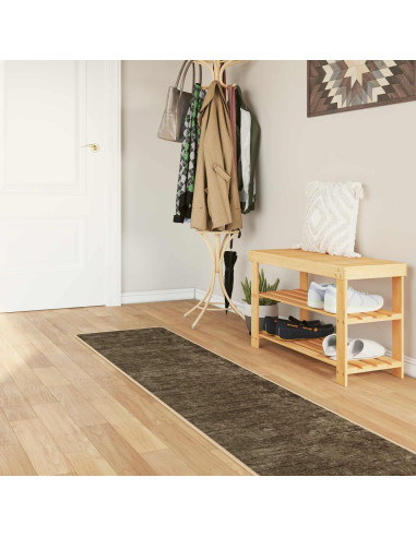 Runner Tappeto MARSA Verde Foresta 450 x 50 cm Poliestere e PVC