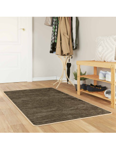 Runner Tappeto MARSA Verde Foresta 200 x 80 cm Poliestere e PVC