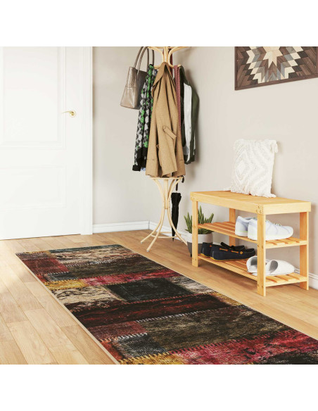 Runner Tappeto MARSA Multicolore 350 x 80 cm Poliestere e PVC