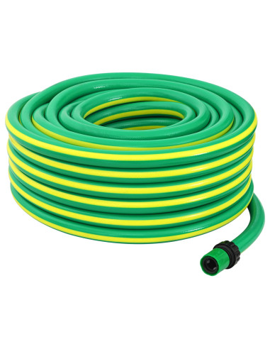 Tubo da Giardino 5-Ply Verde e Giallo 1 / 2'' 50 m PVC