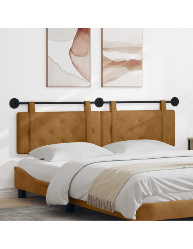 Testata appesa Marrone 170 x 55 x 5 cm Velluto