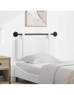 Testata appesa Tinta unita Bianco 100 x 55 x 5 cm Tessuto