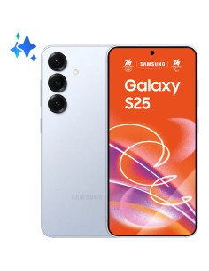 Samsung Galaxy S25 Smartphone AI, Display 6.2'' FHD+ Dynamic AMOLED 2X, Fotocamera 50MP, RAM 12GB, 256GB, 4.000 mAh, Icyblue