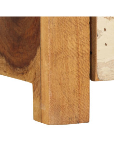 Mobile Porta TV 110x30x40 cm in Legno Massello di Recupero 2