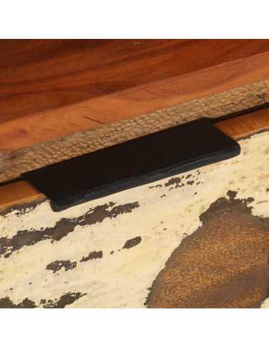 Mobile Porta TV 110x30x40 cm in Legno Massello di Recupero