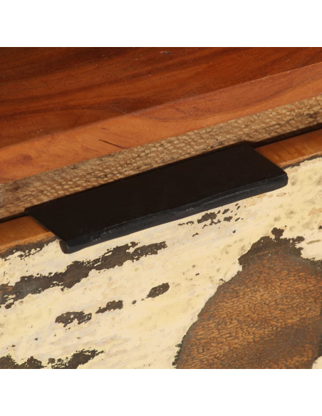 Mobile Porta TV 110x30x40 cm in Legno Massello di Recupero