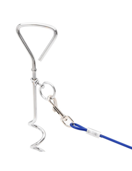 Cavo di Attacco per Cani con Picchetto Terra 5 m