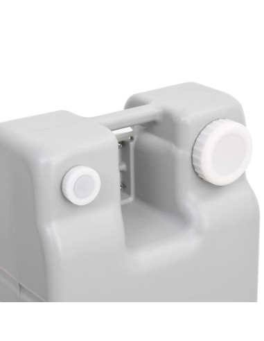 Serbatoio di Acqua con Ruote per Campeggio 75 L Grigio