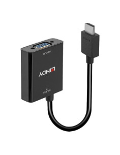 Lindy 38291 cavo e adattatore video 0,1 m HDMI tipo A (Standard) VGA (D-Sub) Nero