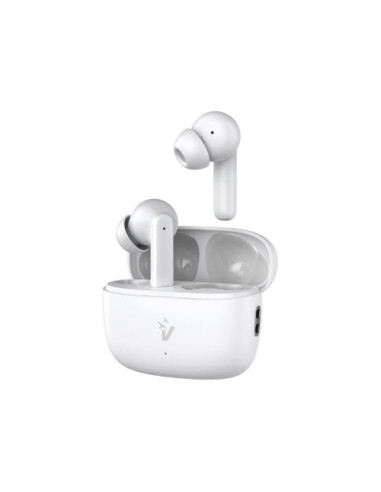 VULTECH TWS AURICOLARI BLUETOOTH 5.3 VULTECH POP EP-40WH IN EAR, HI-FI STEREO CON CUSTODIA DI RICARI