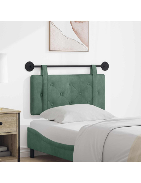 Testata appesa Verde Mare 90 x 55 x 5 cm Velluto