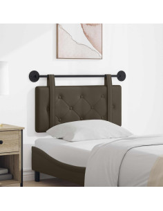 Testata appesa Grigio 90 x 55 x 5 cm Pelle Sintetica