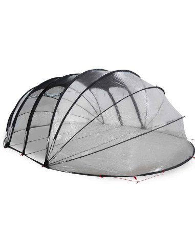 Tenda da piscina a cupola Trasparente 538 x 440 x 204 cm PVC