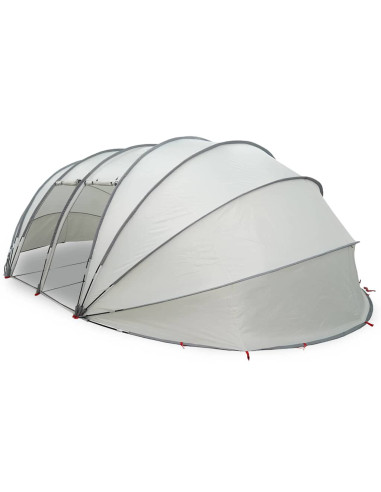Tenda da piscina a cupola Grigio 640 x 432 x 205 cm