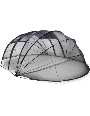 Tenda da piscina a cupola Trasparente 640 x 432 x 205 cm
