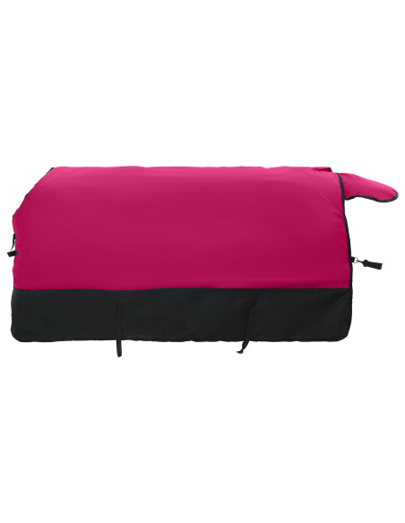Coperta per Cavalli Rosa e Nero 115 cm Poliestere