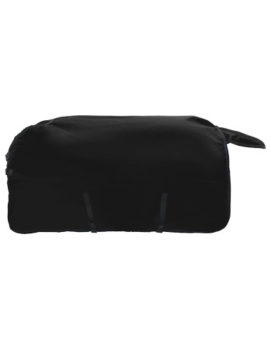 Coperta per Cavalli Verde Scuro e Nero 115 cm Poliestere