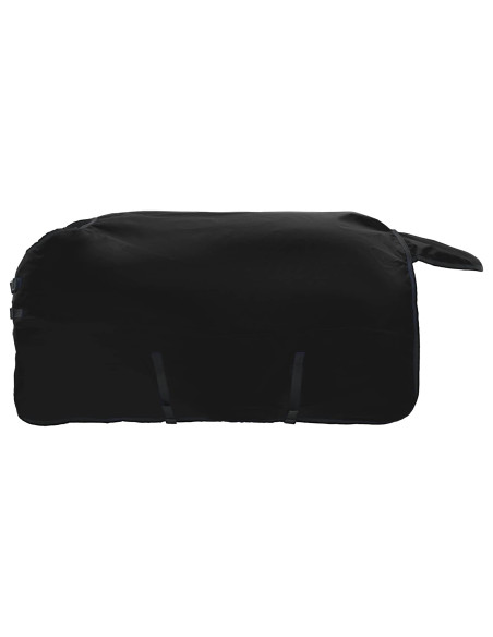 Coperta per Cavalli Verde Scuro e Nero 125 cm Poliestere