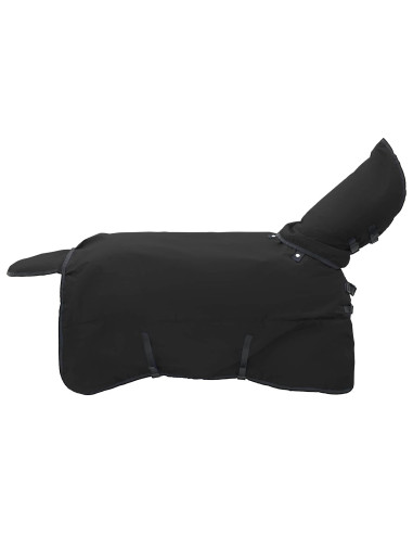 Coperta per Cavalli Verde Scuro e Nero 85 cm Poliestere