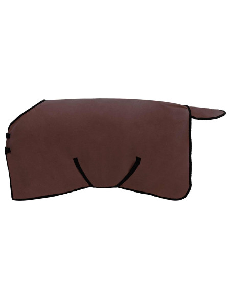 Coperta per Cavalli Marrone Scuro Completo Poliestere