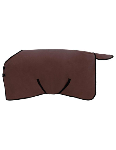 Coperta per Cavalli Marrone Scuro Completo Poliestere