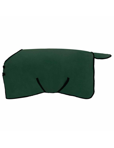 Coperta per Cavalli Verde scuro completo Poliestere