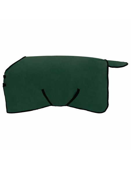 Coperta per Cavalli Verde scuro completo Poliestere
