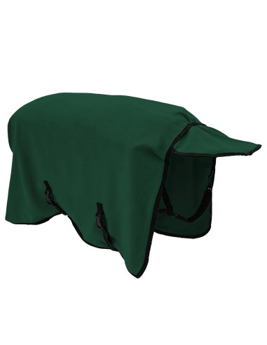 Coperta per Cavalli Verde scuro completo Poliestere