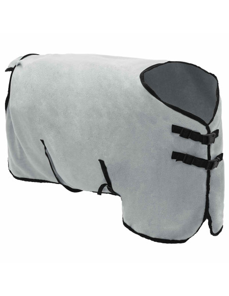 Coperta per Cavalli Grigio chiaro e rosa completo Poliestere