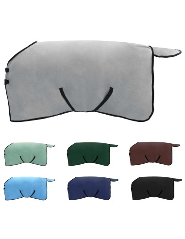 Coperta per Cavalli Grigio chiaro e rosa completo Poliestere