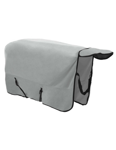 Coperta per Cavalli Grigio chiaro e rosa completo Poliestere