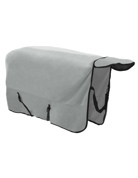 Coperta per Cavalli Grigio chiaro e rosa completo Poliestere
