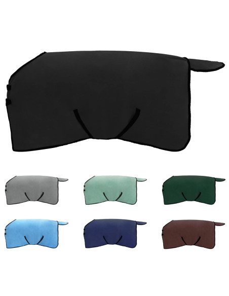 Coperta per Cavalli Nero Poliestere