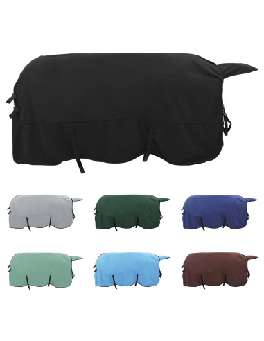 Coperta per Cavalli Nero Poliestere